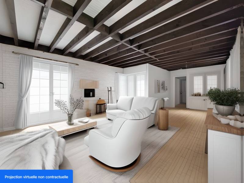 Acheter un pavillon traditionnel dans une résidence avec piscine privée, dans le Parc National du Vexin, avec garage, terrasse et terrain de plus de 1700 m², situé à 25 min de Cergy Pontoise