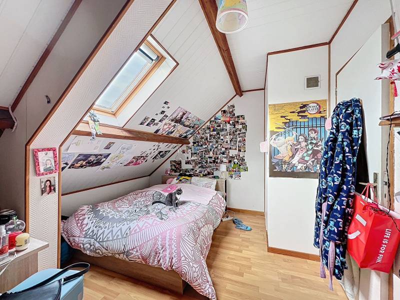 acheter maison avec sous-sol total, vie de plain-pied, 3 chambres, environnement paisible, terrain clos de 800 m2, à Chaumont-en-Vexin (60) à 30 minutes de  Pontoise (95)