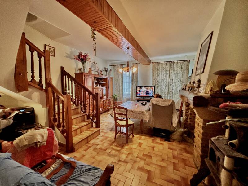 acheter une maison ancienne avec grand terrain, axe rapide cergy, à saint clair sur epte (95)